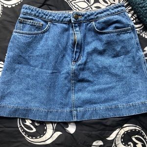 American Apparel denim skirt